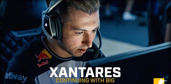 携手共进 XANTARES宣布续约BIG至2021年底