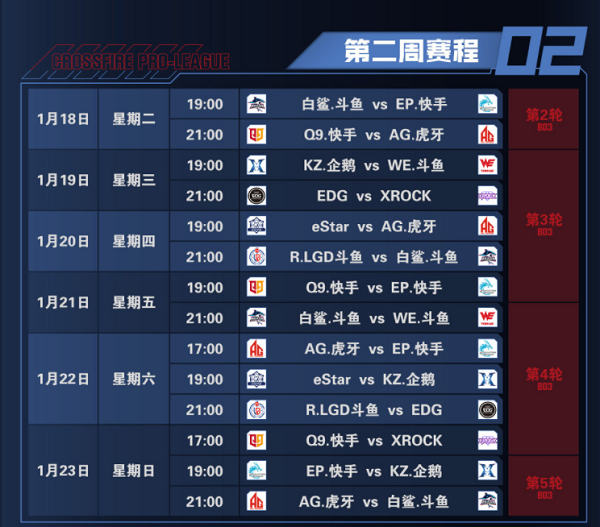 [穿越火线] CFPLS19赛程公布，龙盘虎踞看点十足