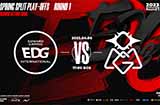 LPL季后赛战队海报比拼：EDG：骑士启程 OMG：星光破晓，星球闪耀